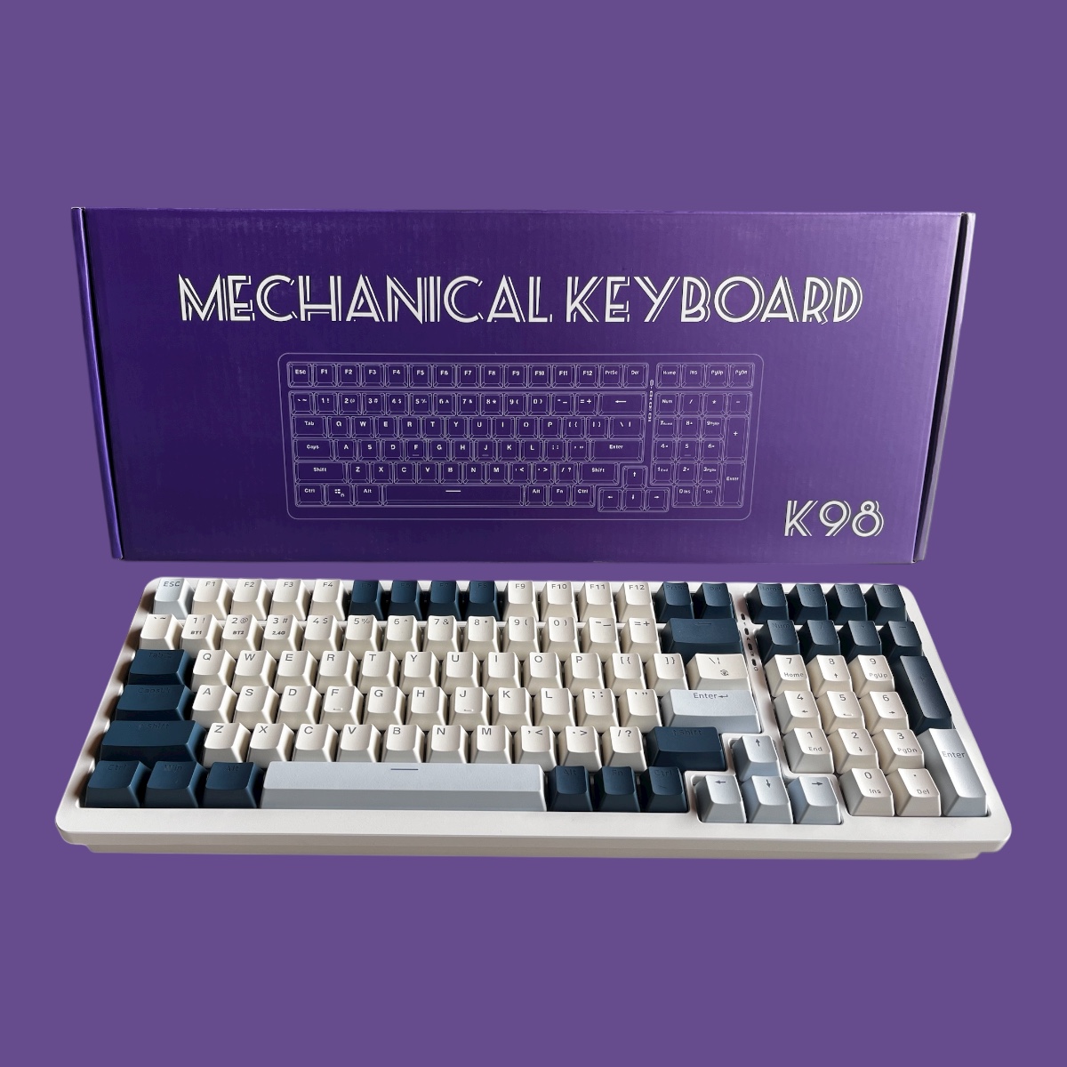 Clavier Mécanique Sans Fil JK98 (OKW214) - Switchs OUTEMU Brown product image | Njamala Store