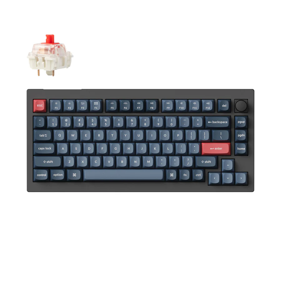 Keychron V1 Max QMK/VIA Wireless Custom Mechanical Keyboard - Mechanical Keyboard Keychron V1 Max QMK/VIA Wireless Custom Mechanical Keyboard product image | Njamala Store